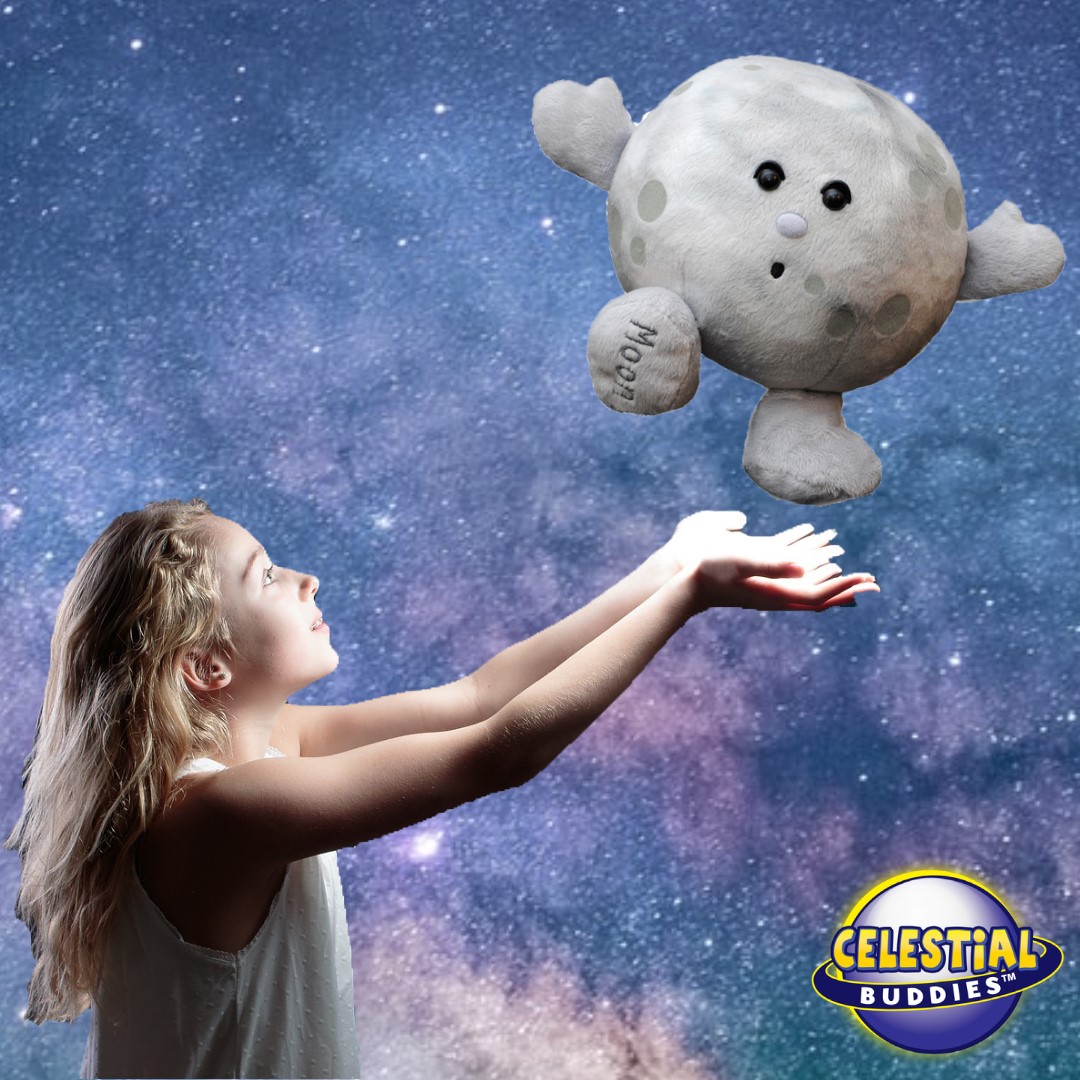 Księżyc Celestial Buddies z Ziemią