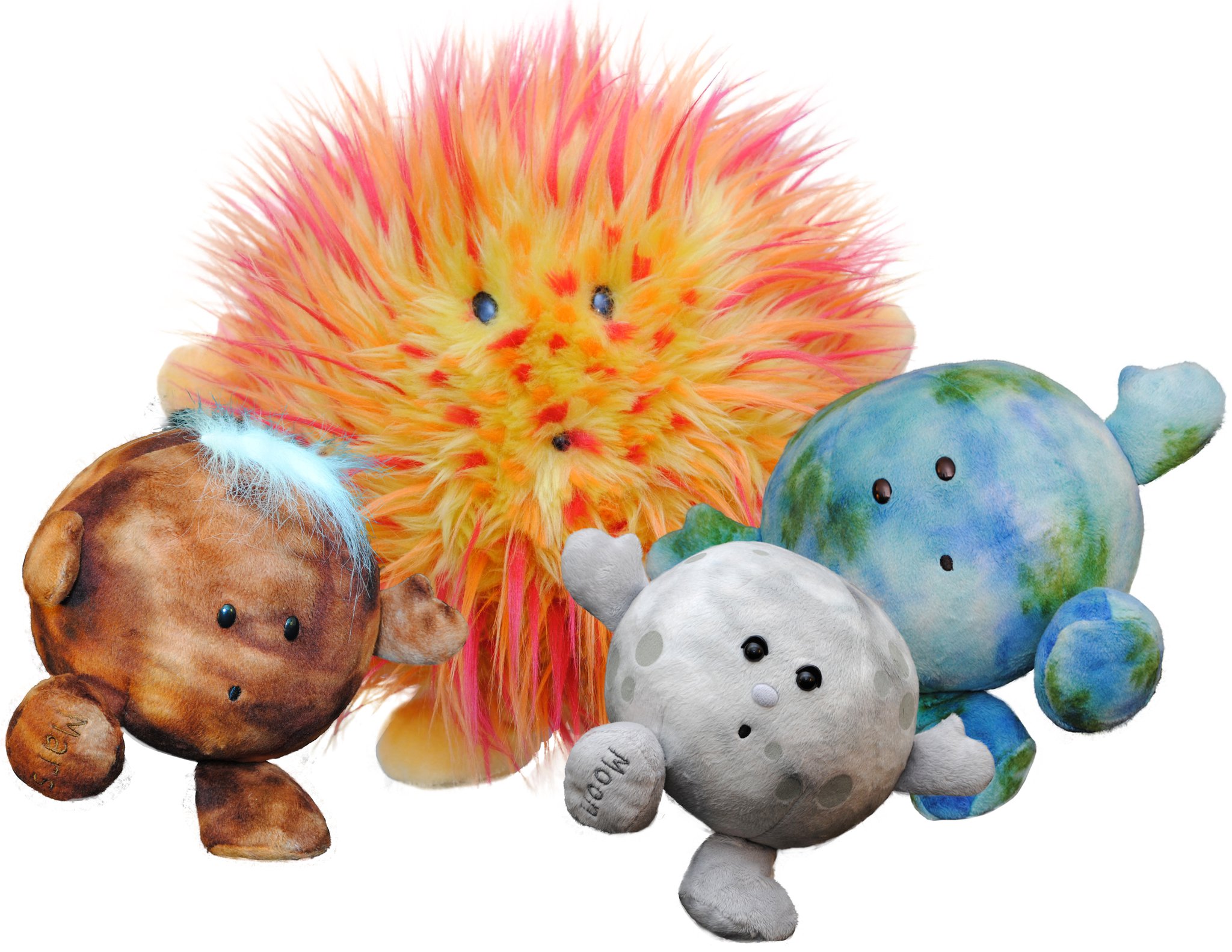 Kolekcja Celestial Buddies — planety i Słońce razem