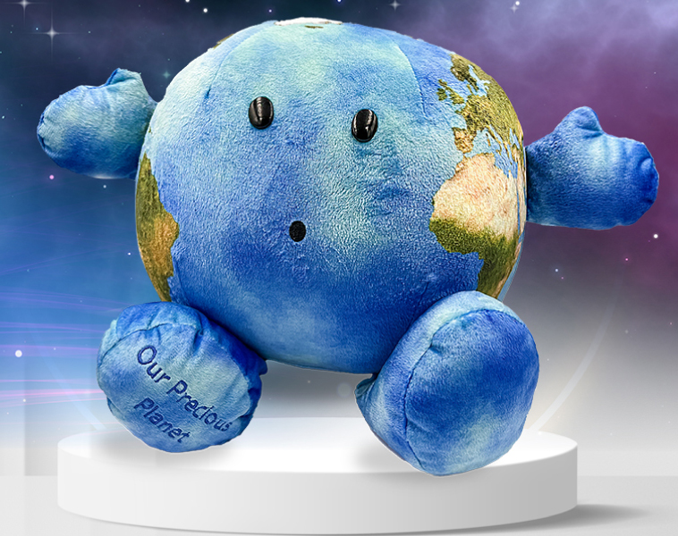 Pluszowa Ziemia Celestial Buddies – zbliżenie detali