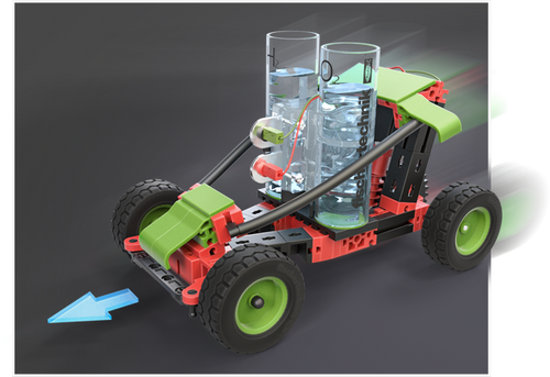 Fischertechnik H2 Fuel Cell Car pojazd napędzany wodorem