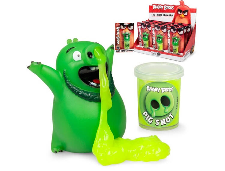 Zakatarzona Świnka Angry Birds — zabawka z glutem zdjęcie 4