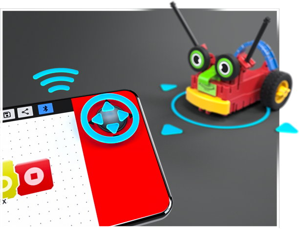 Early Coding — zbliżenie modułu z czujnikami