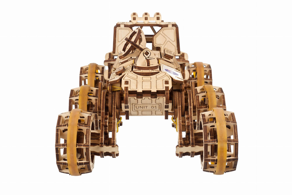 Ugears Łazik Marsjański – detal zawieszenia