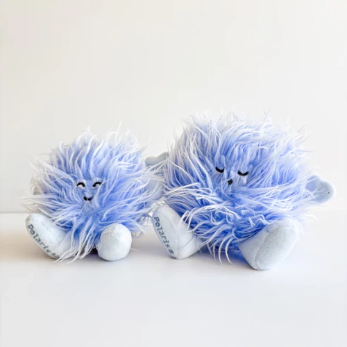 Polaris Ab i Polaris B Celestial Buddies — dwie małe pluszowe gwiazdy obok siebie