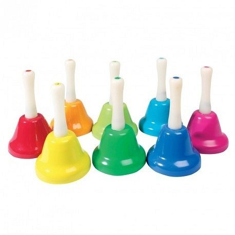 Zestaw kolorowych dzwonków muzycznych Robetoy