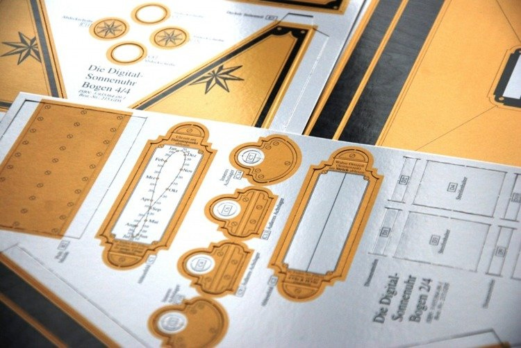 Zegar słoneczny – detal konstrukcji