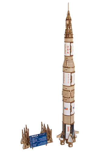 Model Rakiety NASA Saturn V - Ugears