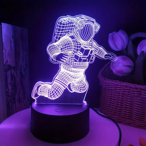 Lampka LED 3D Astronauta - zmieniająca kolory