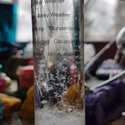 Storm Glass  - stacja pogody - barometr chemiczny