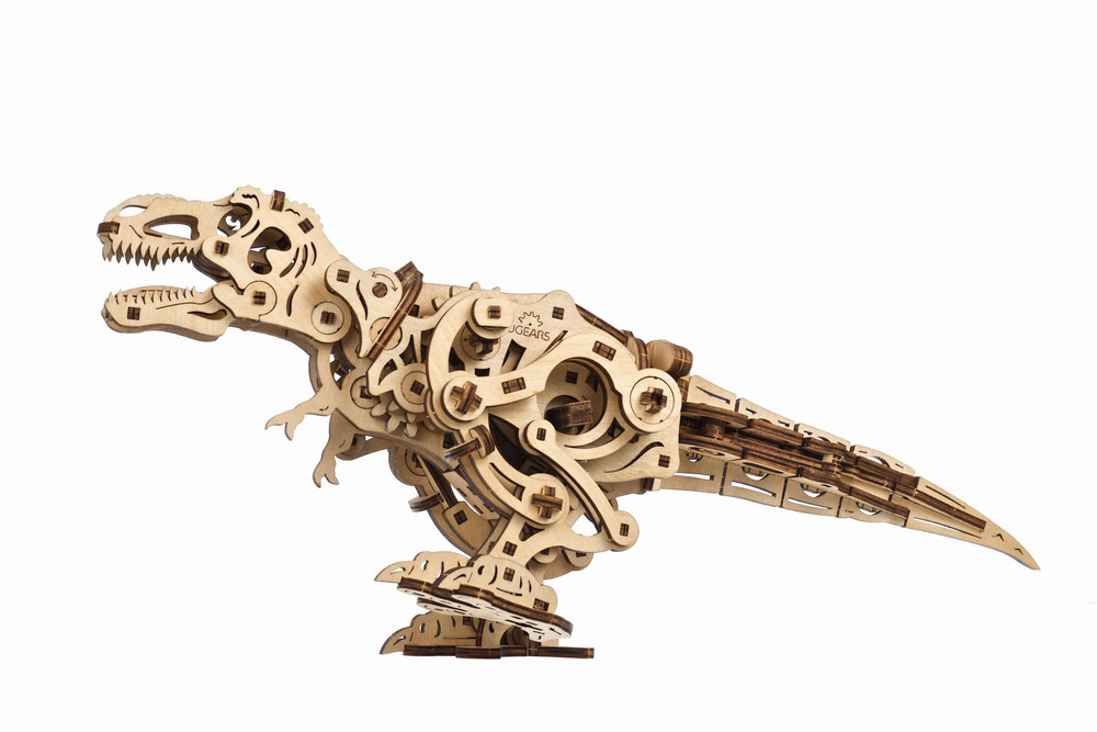 Tyranozaur Rex Ugears – detal konstrukcji głowy