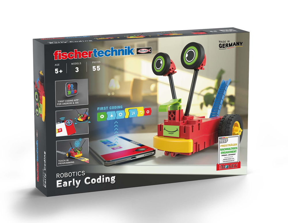 Early Coding — robót mobilny na biurku