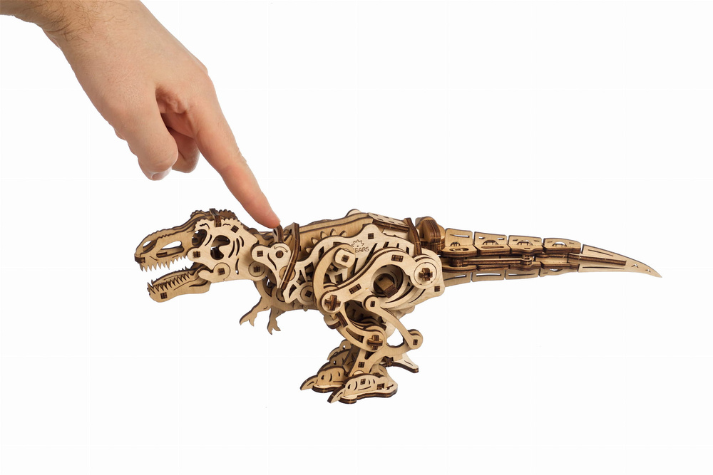 Tyranozaur Rex Ugears – widok boczny modelu